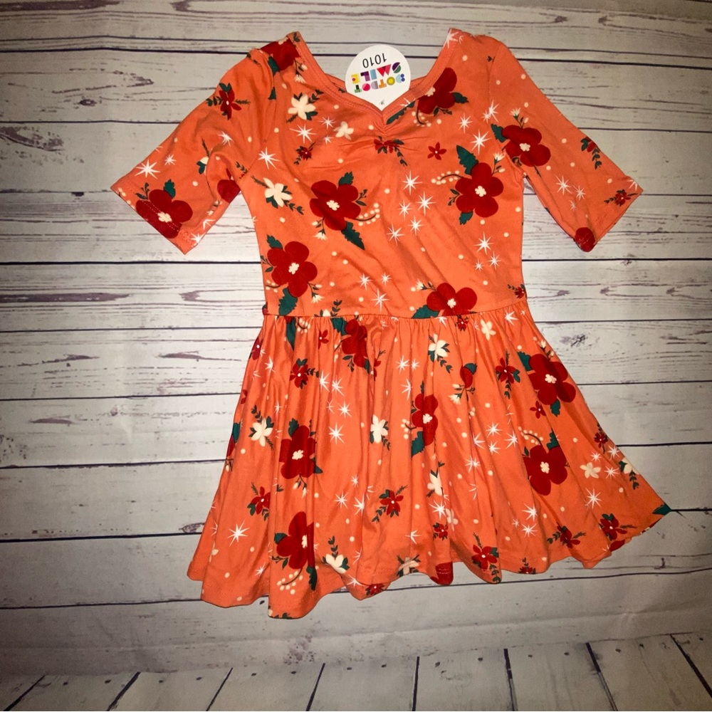 DotDotSmile Hibiscus Ballerina Dress